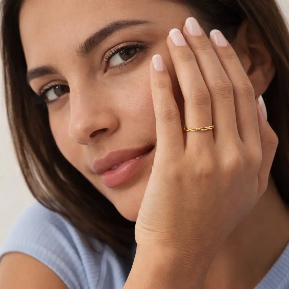 Aveline Gold Ring - CLAYCALI