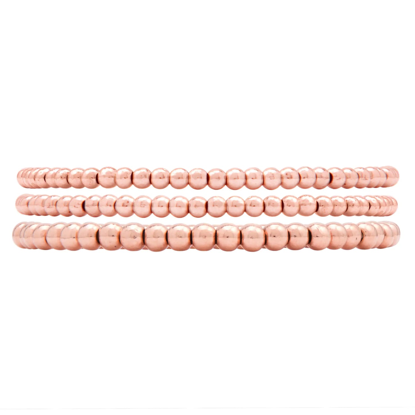 433 Rose Gold Bead Stack