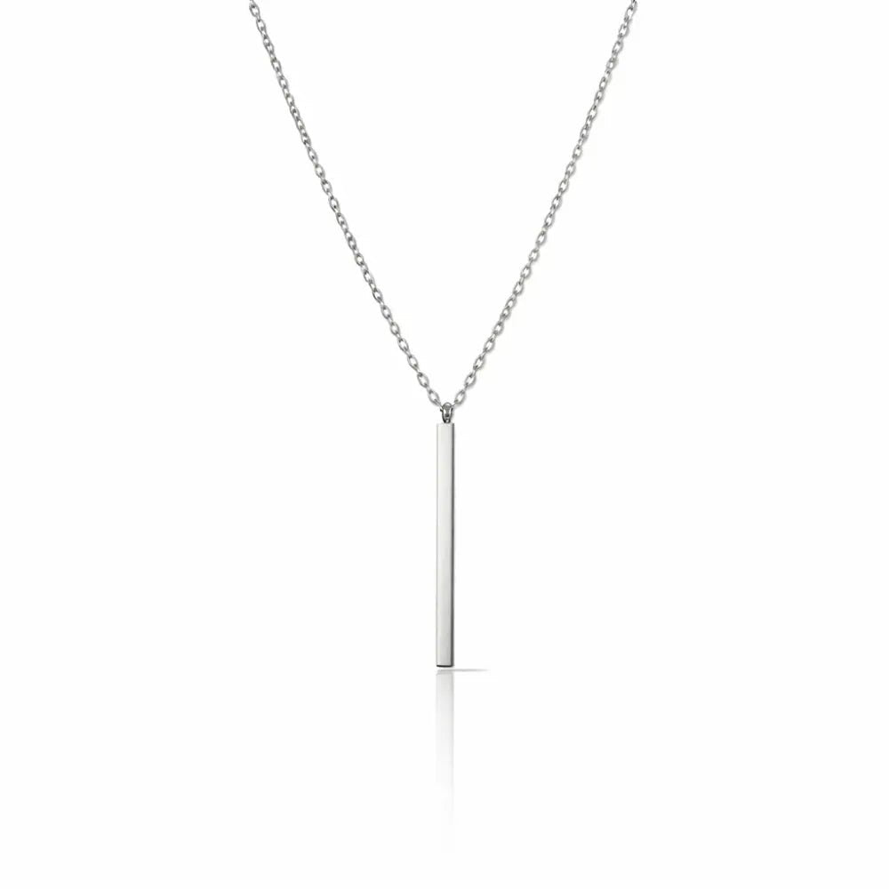 Linea Gold Bar Necklace - CLAYCALI