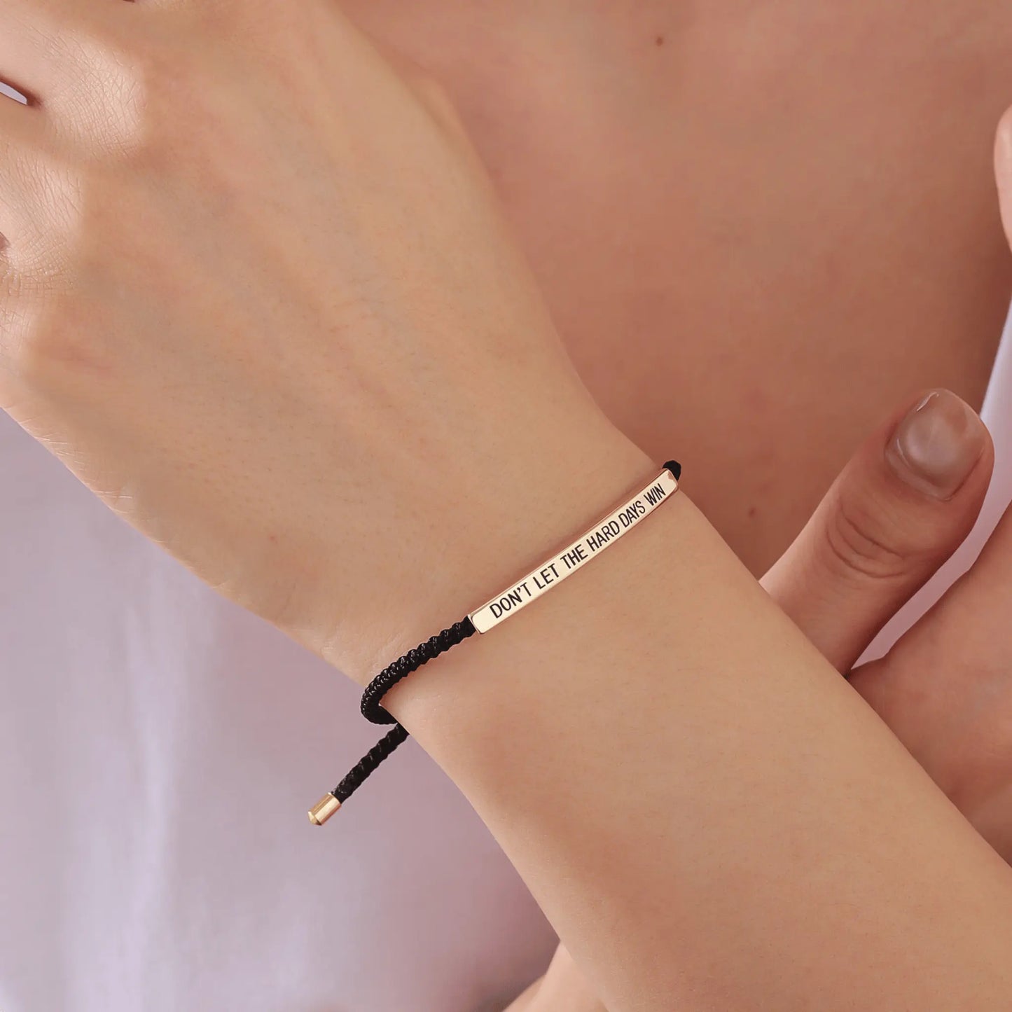 Don’t Let The Hard Days Win Motivational Bracelet