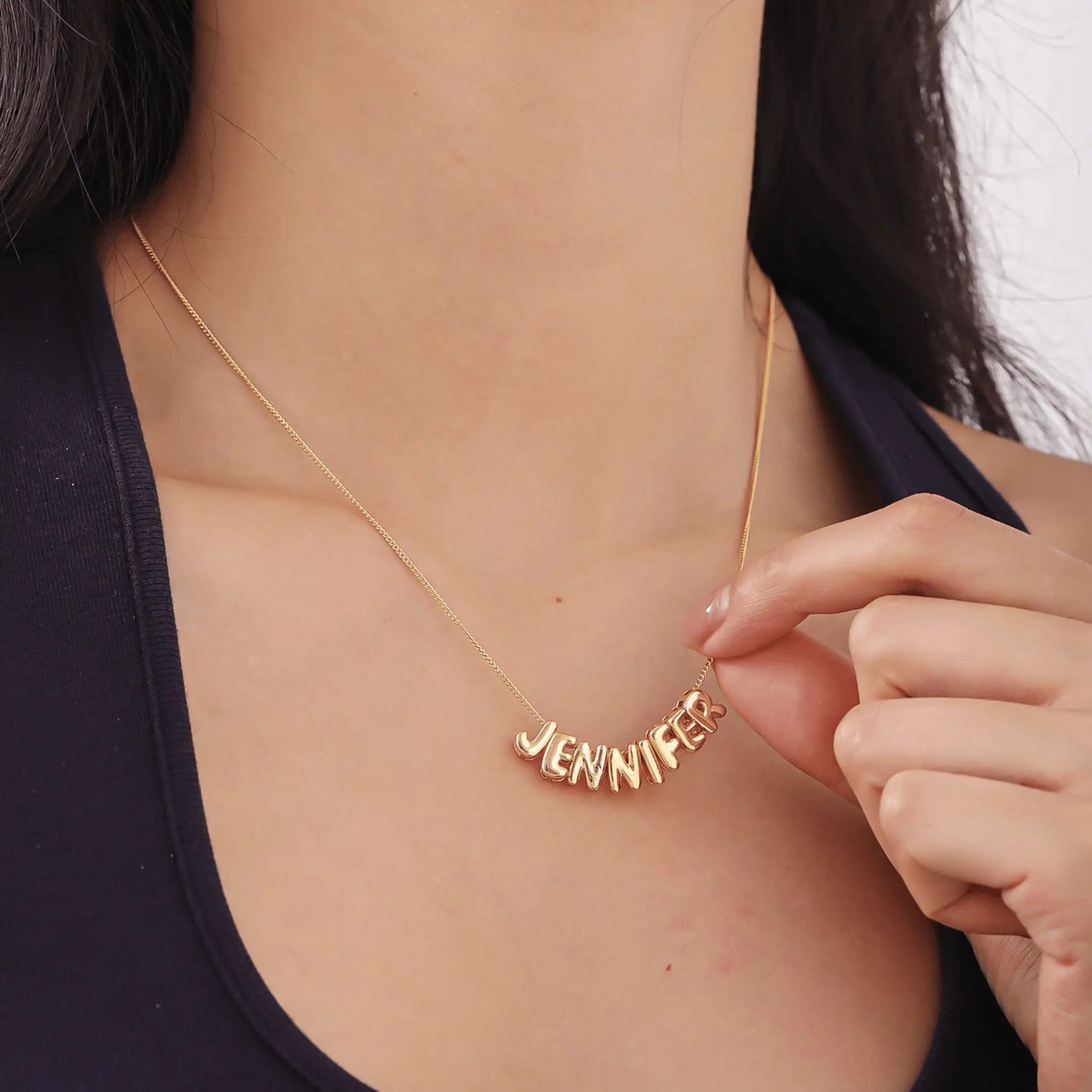 Bubble Name Necklace