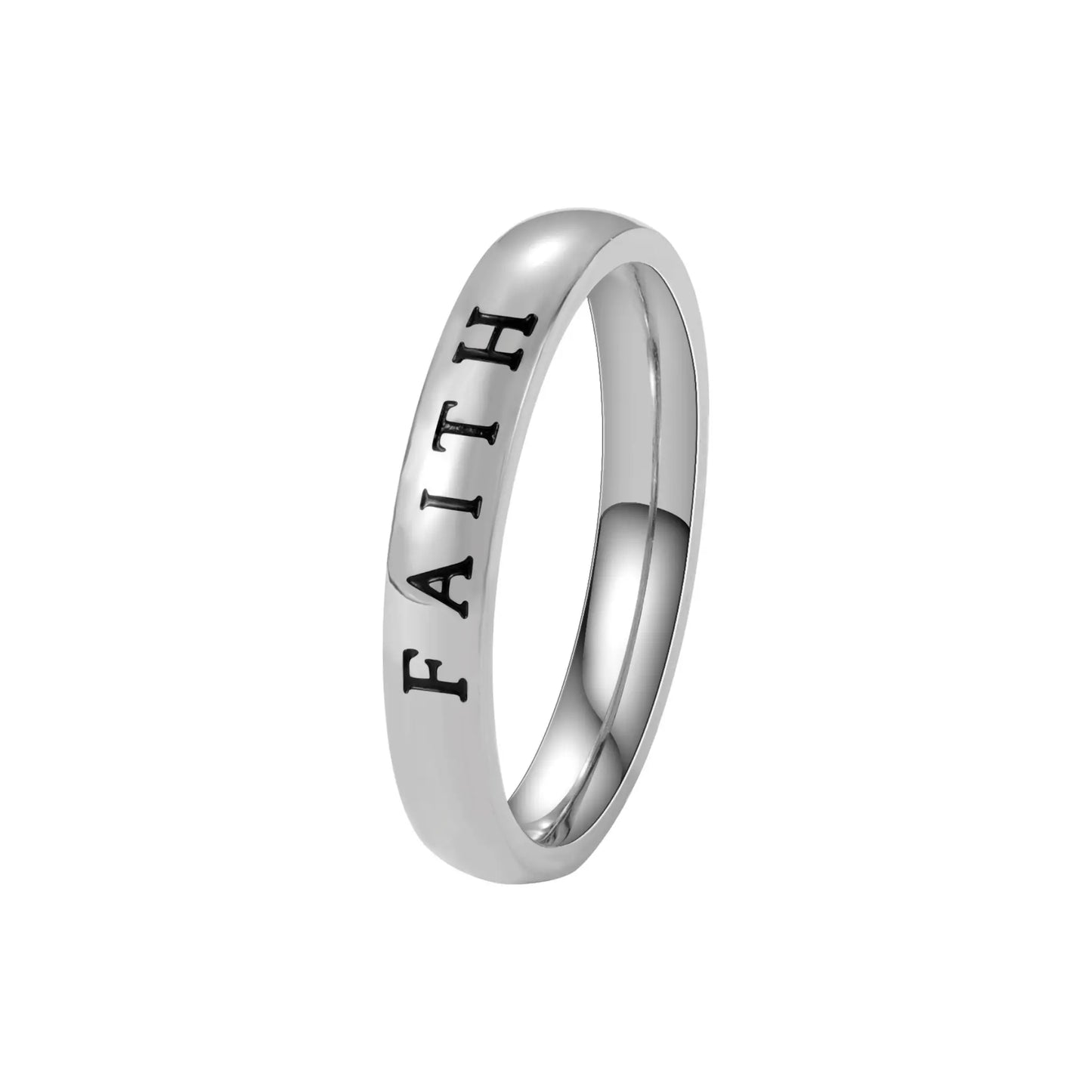 Claycali Stackable Name Ring