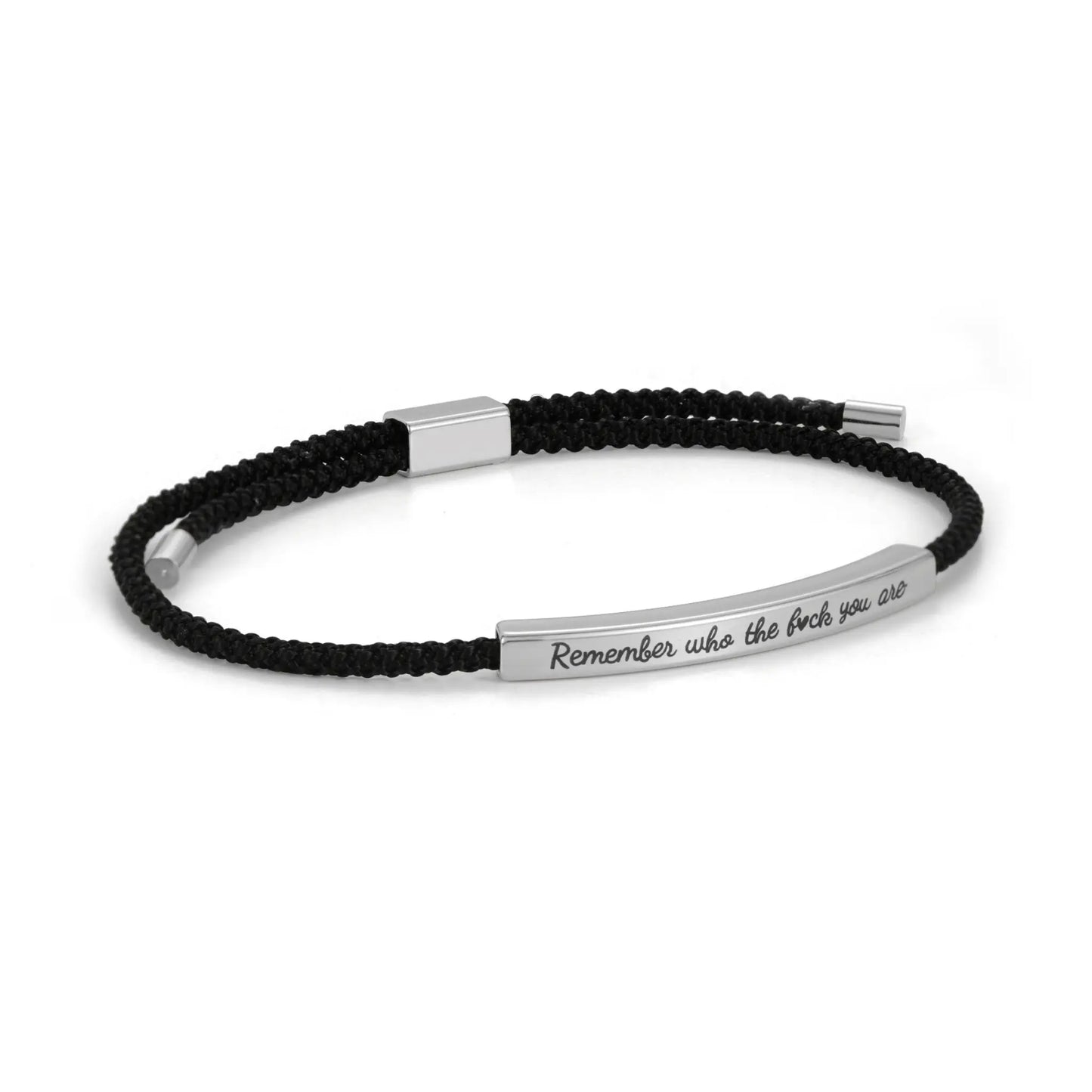 Remember Who The f🖤ck You Are Motivational Bracelet
