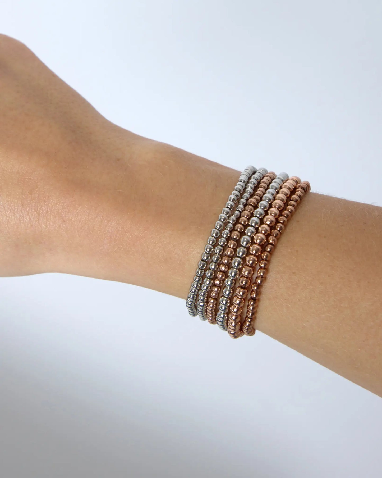 433 Rose Gold Bead Stack