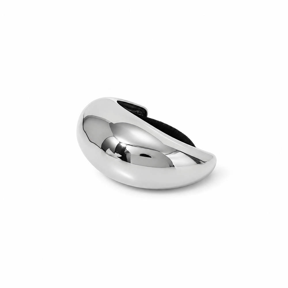 Hair accessory 40 — white background silver