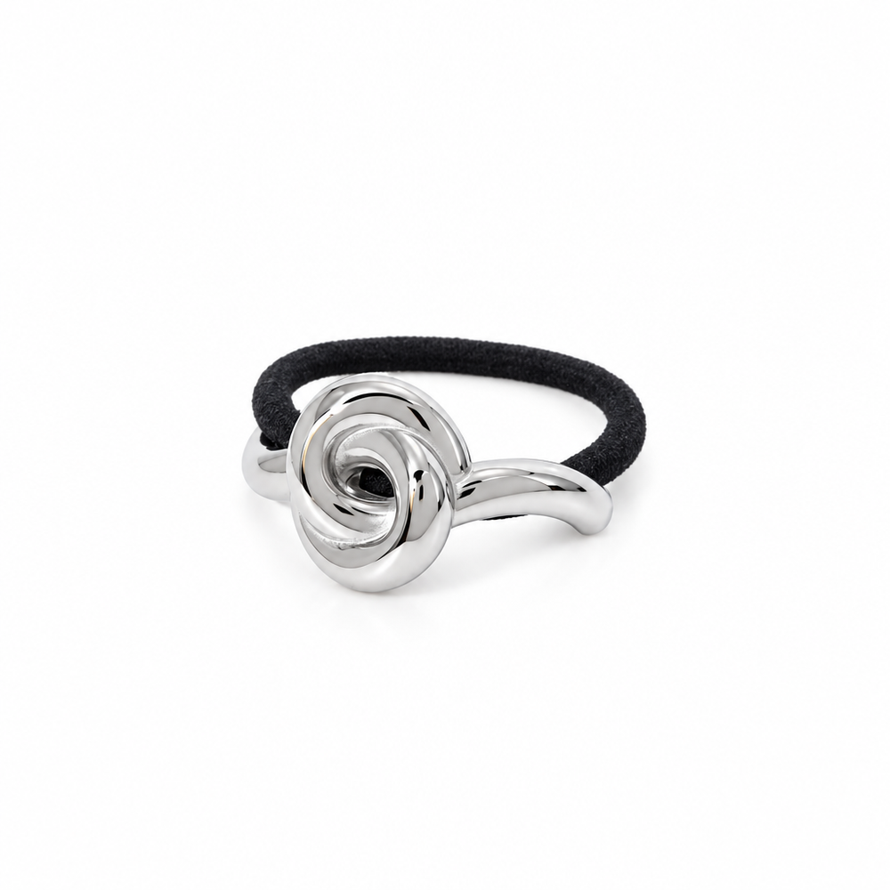 Hair accessory 41 — white background silver