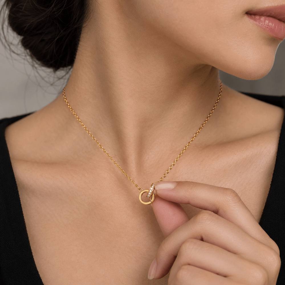 Selena Interlinked Necklace - CLAYCALI