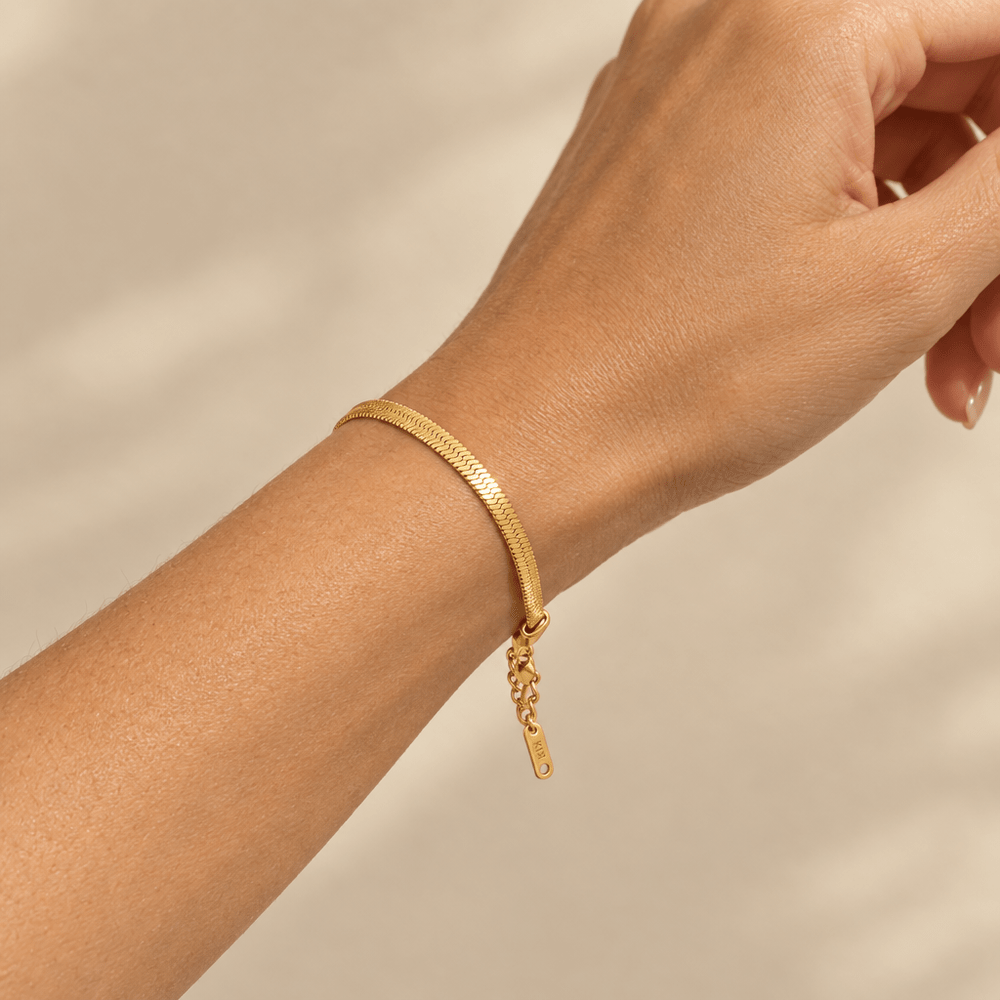 Tori Snake Chain Bracelet - CLAYCALI
