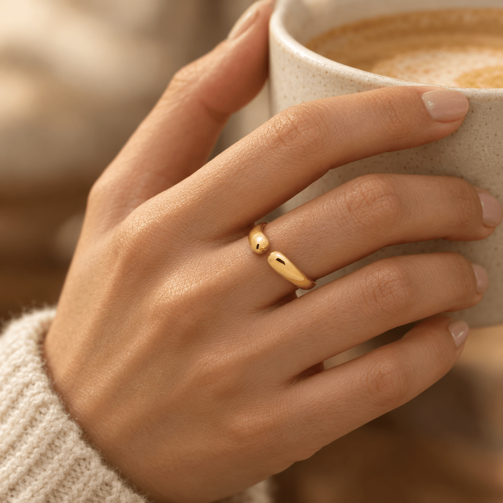 Lacey Open Form Ring - CLAYCALI