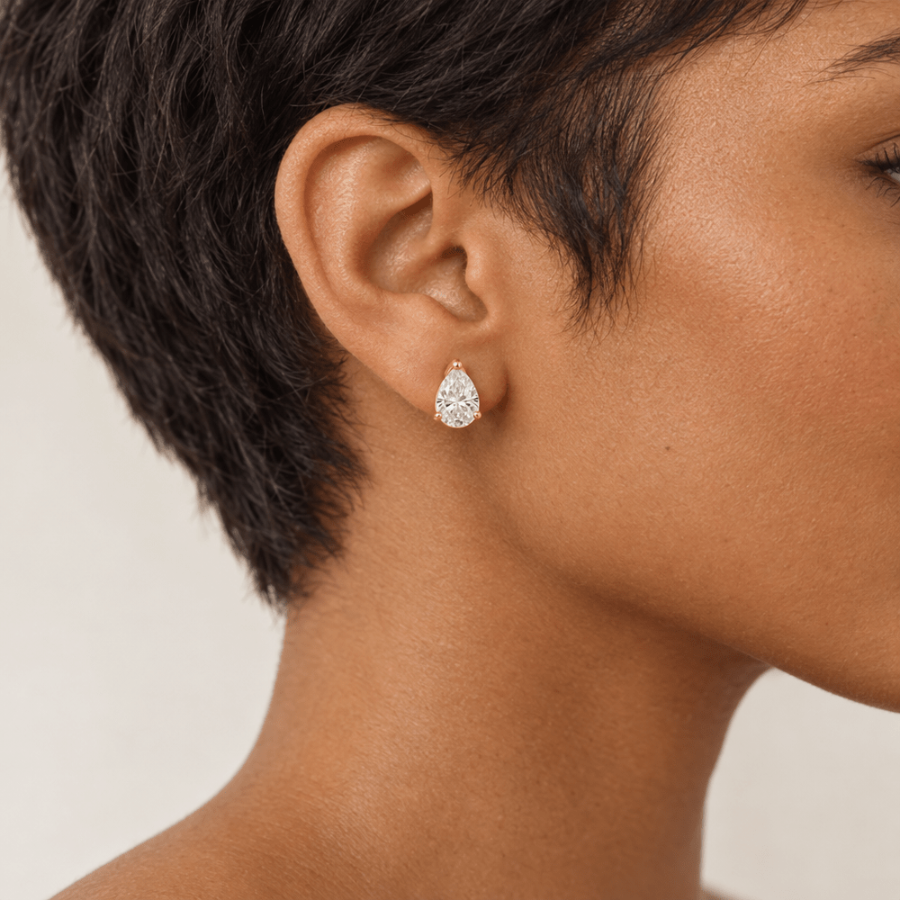 Elsie Teardrop Studs - CLAYCALI