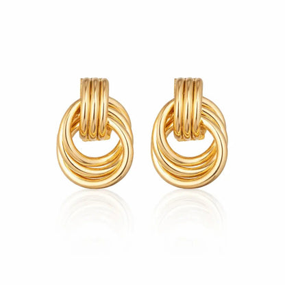 Luna Layered Hoop Earrings - CLAYCALI