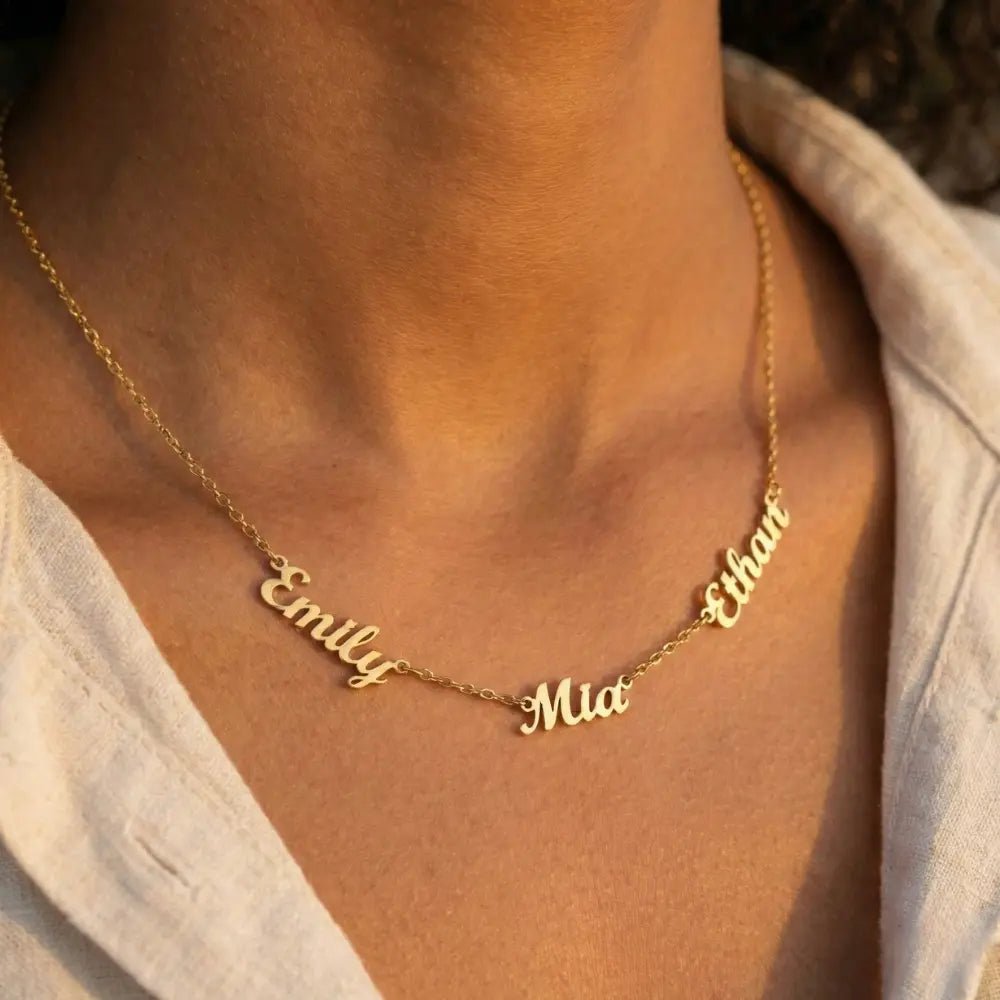 Multiple Name Necklace - CLAYCALI