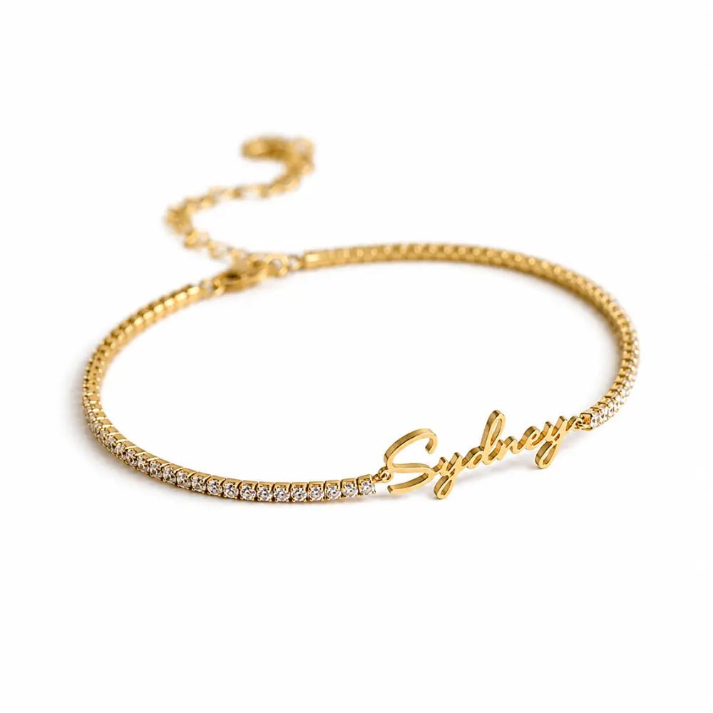Lumina Signature Name Tennis Bracelet