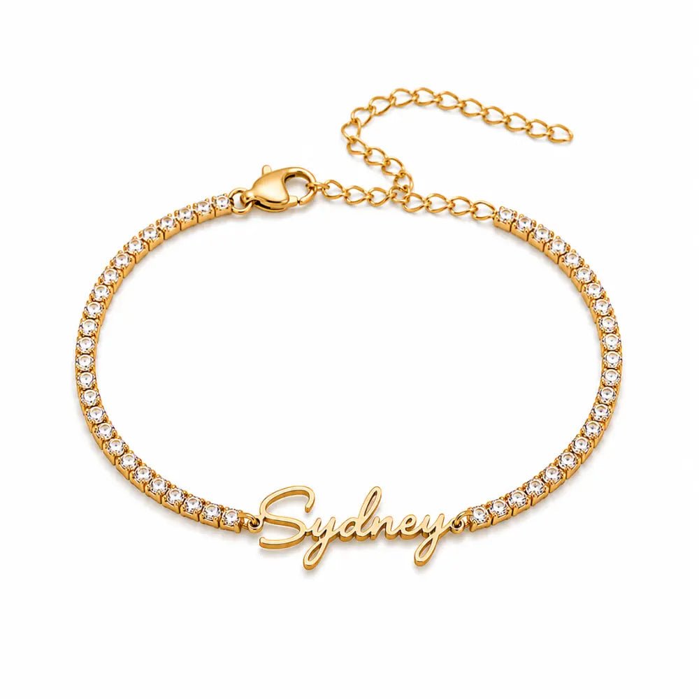 Lumina Signature Name Tennis Bracelet - CLAYCALI