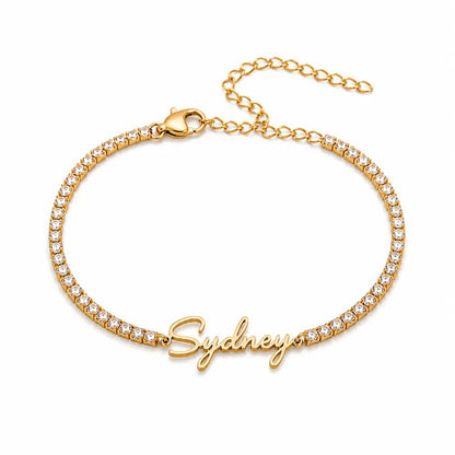 Lumina Signature Name Tennis Bracelet - CLAYCALI