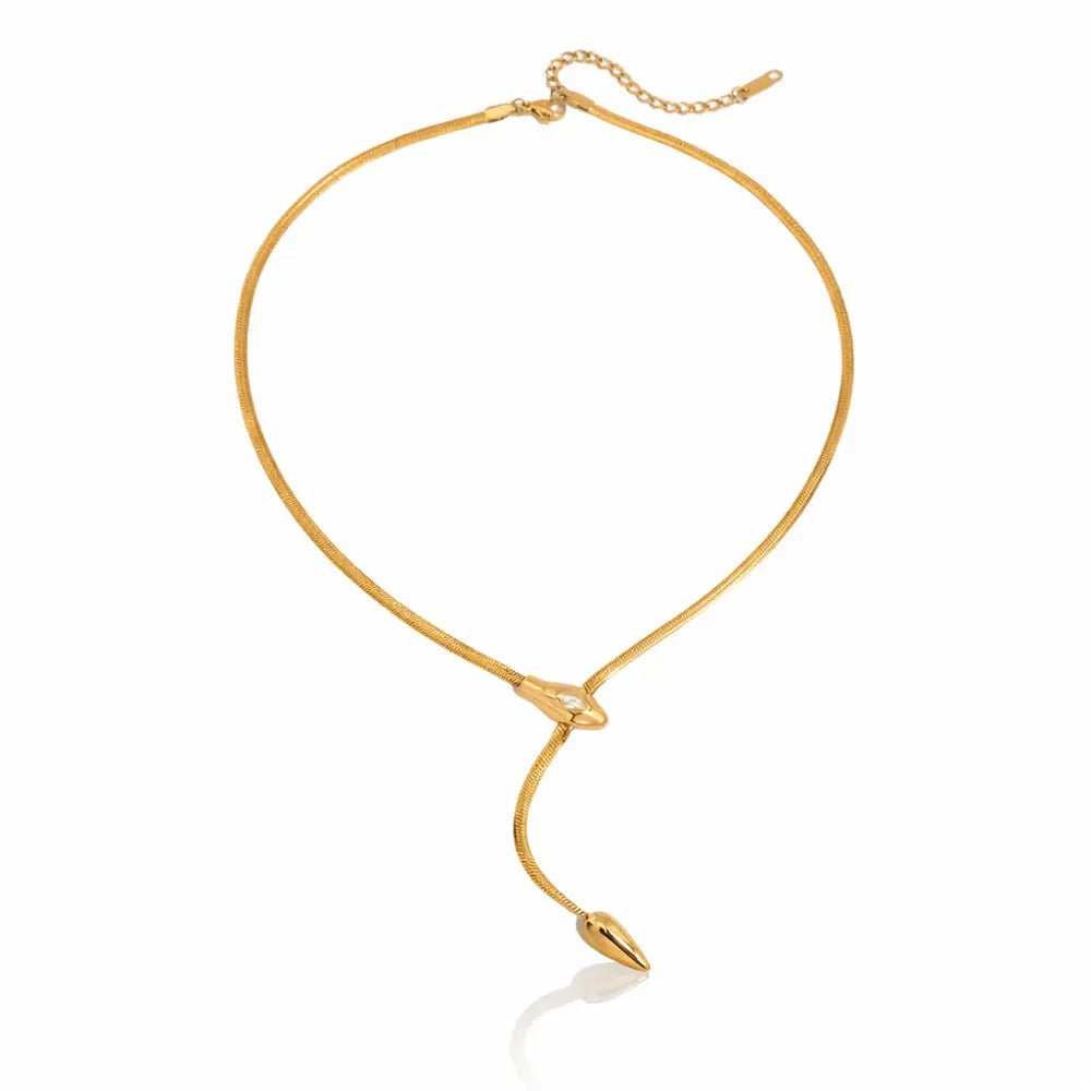 Valora Gold Serpentine Pendant - CLAYCALI
