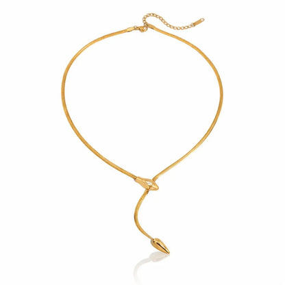 Valora Gold Serpentine Pendant - CLAYCALI