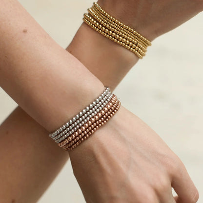 433 Rose Gold Bead Stack