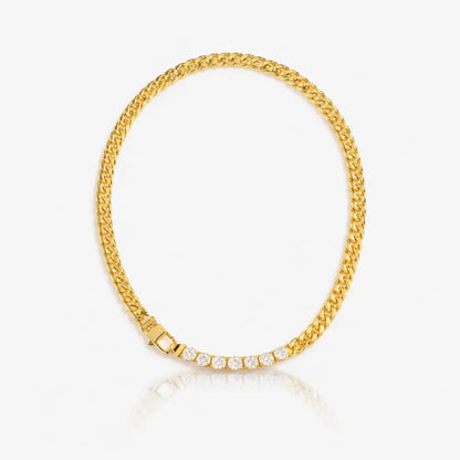 Jade Diamond Necklace - CLAYCALI