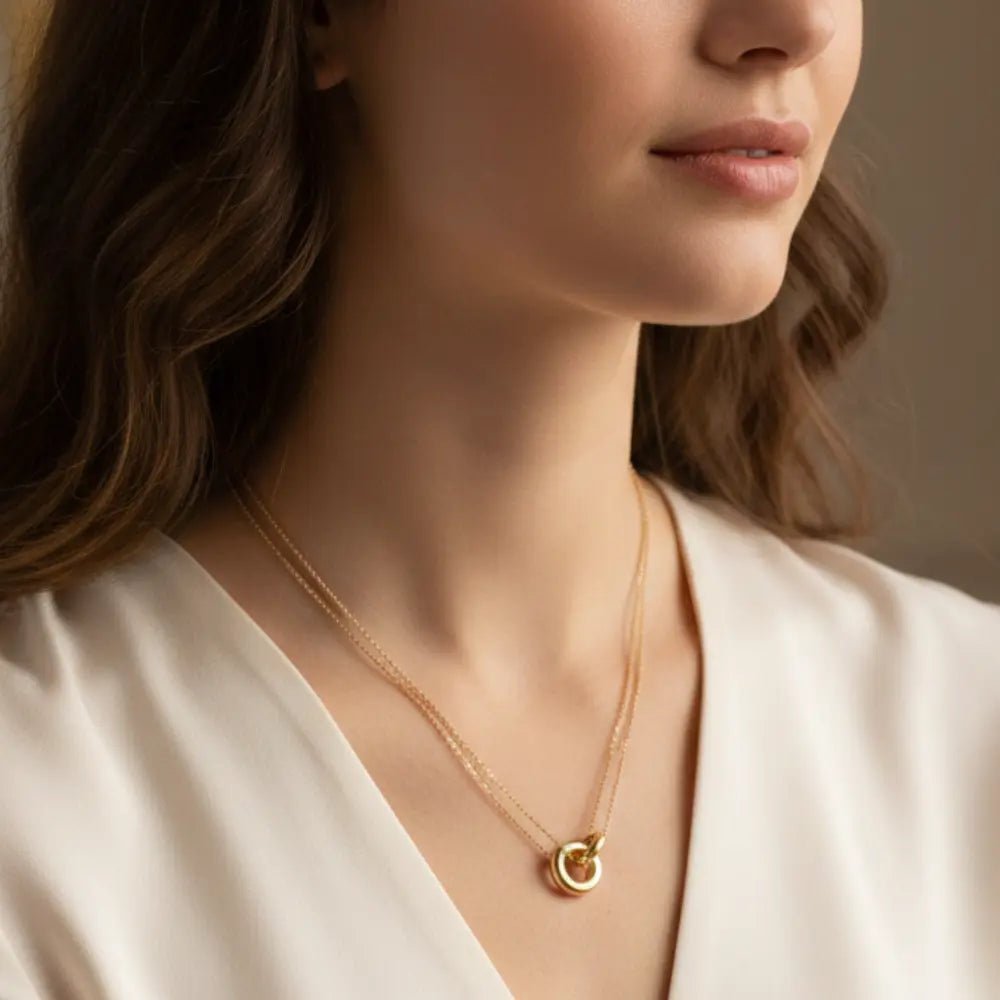 Lexi Gold Chain Necklace - CLAYCALI