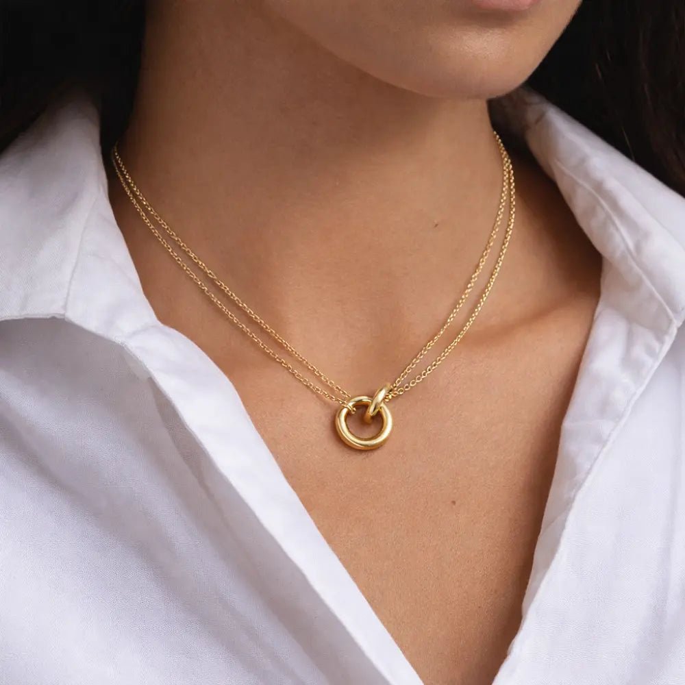 Lexi Gold Chain Necklace - CLAYCALI