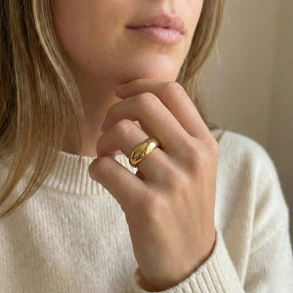 Blake Gold Ring - CLAYCALI