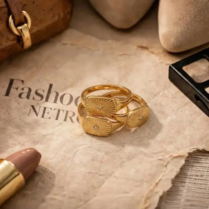 Vesper Gold Ring - CLAYCALI