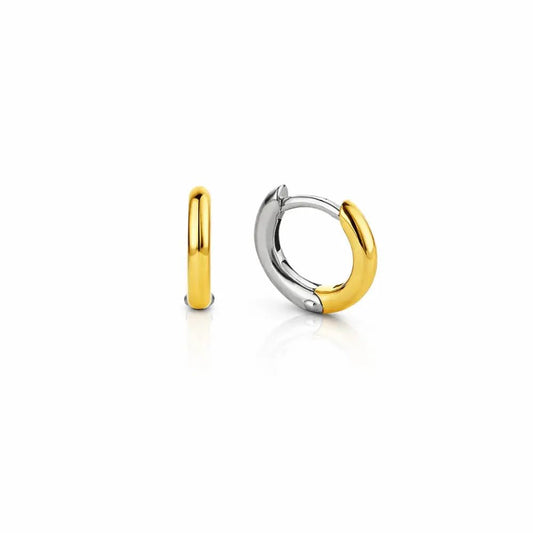 Mila Two - Tone Hoops - CLAYCALI