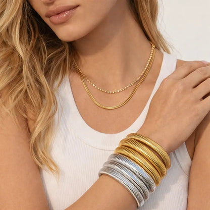 Monaco Gold Bracelet - CLAYCALI