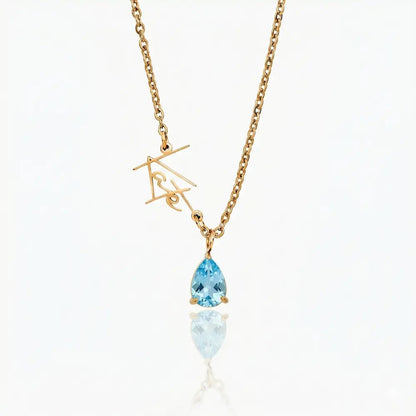 Signature Name And Birthstone Necklace - CLAYCALI