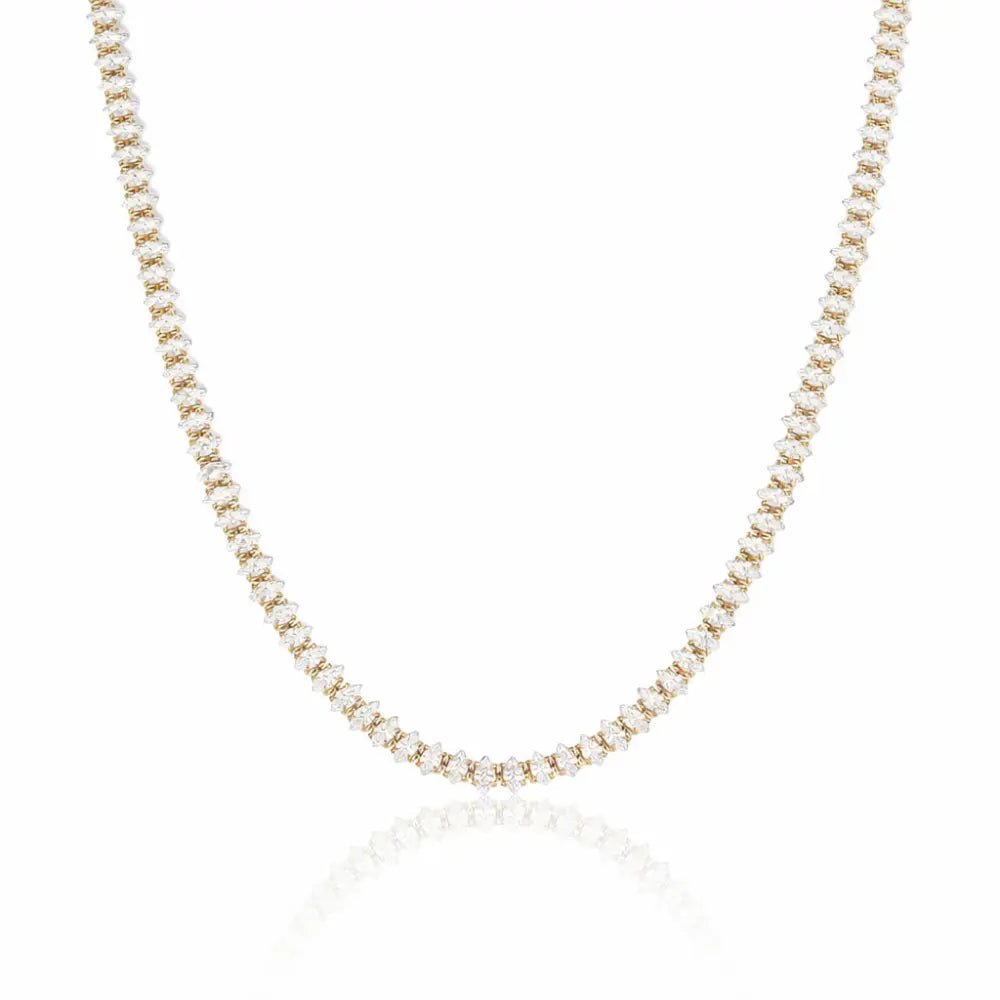 Claycali Diamond Tennis Necklace - CLAYCALI