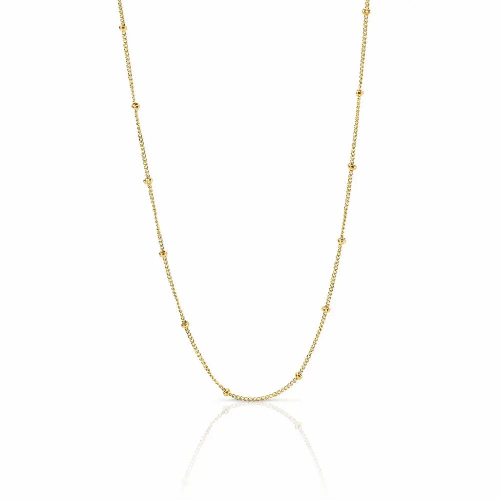 Juliet Gold Chain Necklace - CLAYCALI