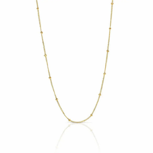 Juliet Gold Chain Necklace - CLAYCALI