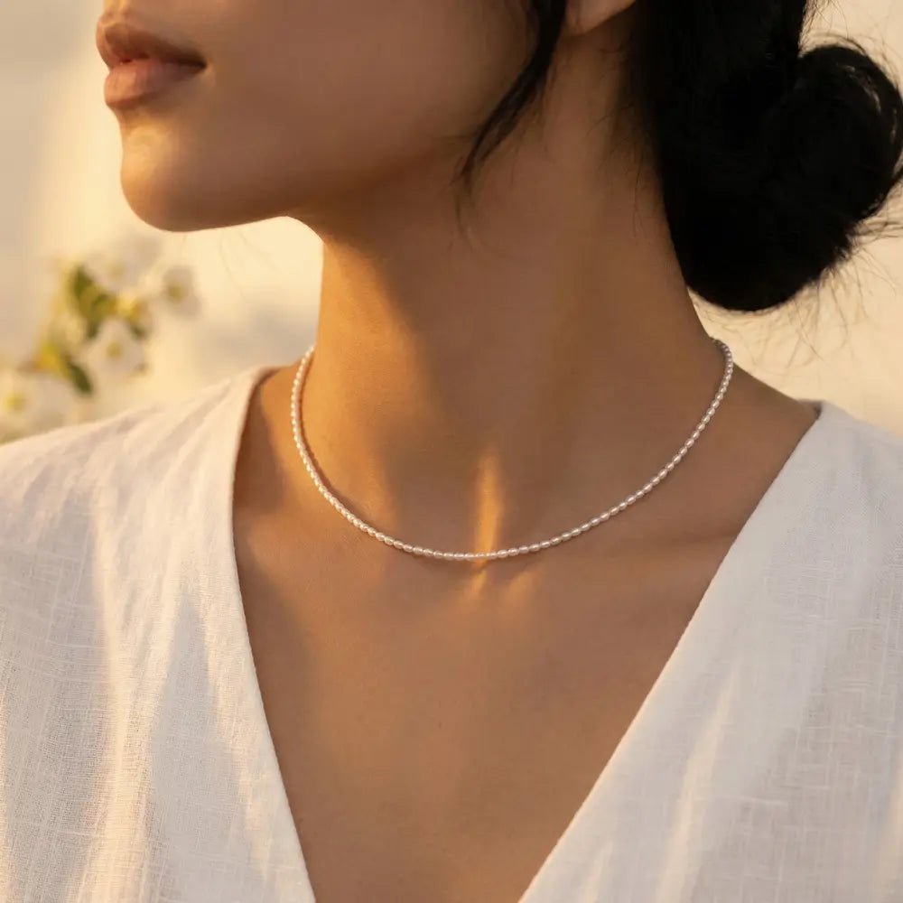 Clay Freshwater Pearl Choker - CLAYCALI