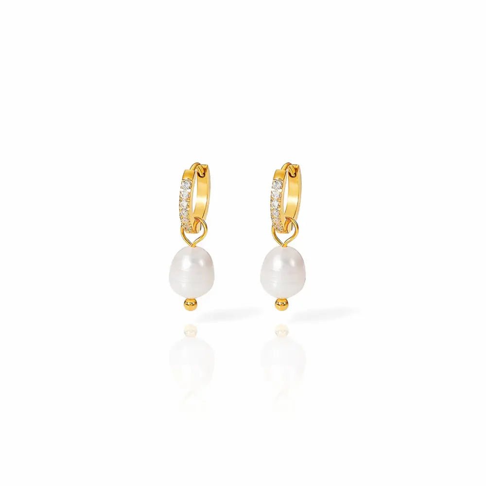 Celine Pearl Earrings - CLAYCALI