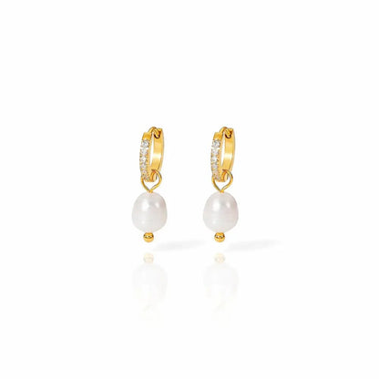 Celine Pearl Earrings - CLAYCALI