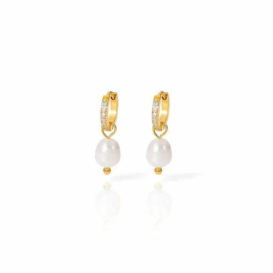 Celine Pearl Earrings - CLAYCALI