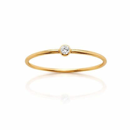 Noelle Birthstone Stacker Ring - CLAYCALI