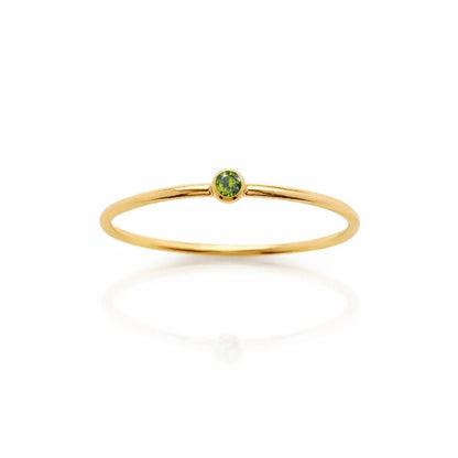 Noelle Birthstone Stacker Ring - CLAYCALI