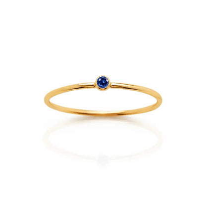 Noelle Birthstone Stacker Ring - CLAYCALI