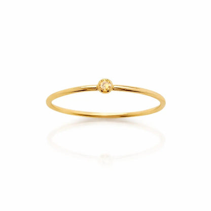 Noelle Birthstone Stacker Ring - CLAYCALI