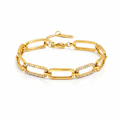 Estelle Diamond Chain Bracelet - CLAYCALI