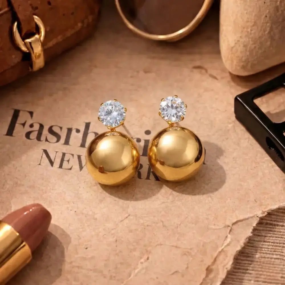 Valerie Gold Earrings - CLAYCALI