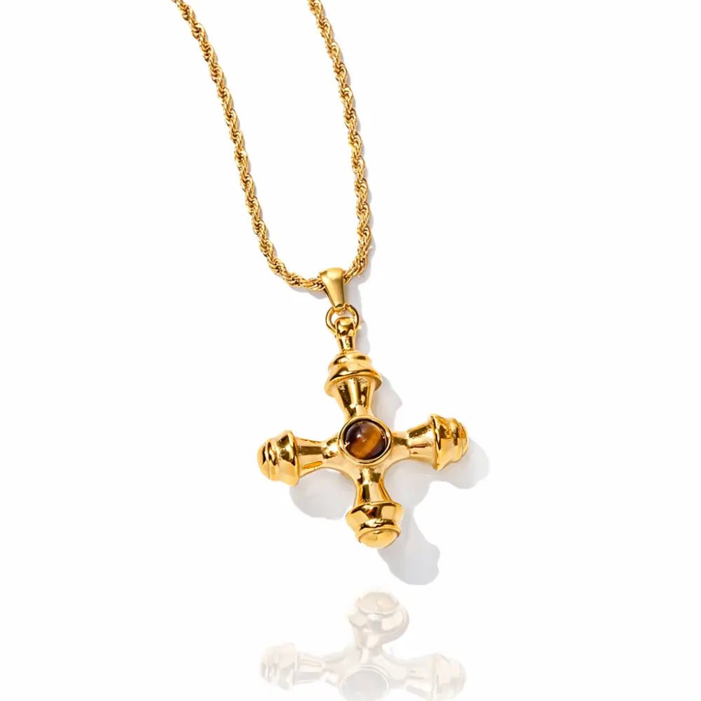 Alessia Gold Necklace - CLAYCALI