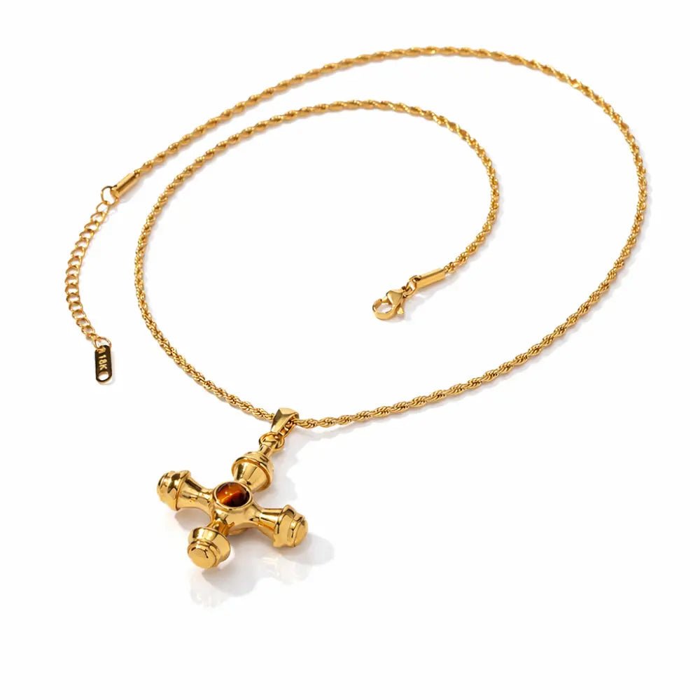 Alessia Gold Necklace - CLAYCALI