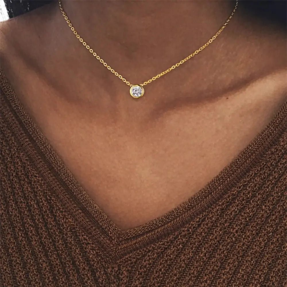 Eliana Birthstone Necklace - CLAYCALI
