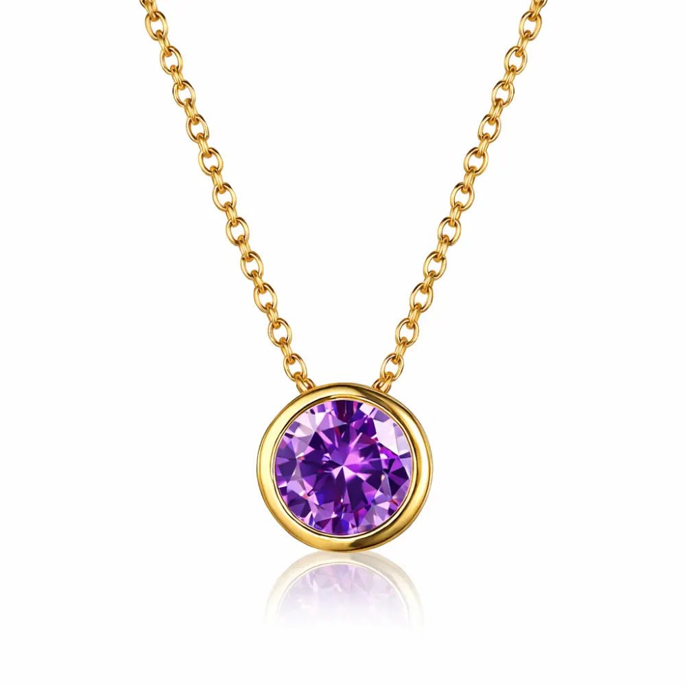 Eliana Birthstone Necklace - CLAYCALI