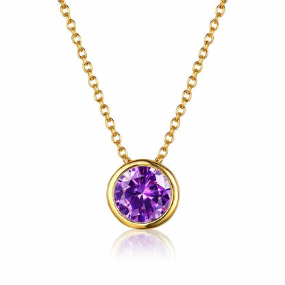 Eliana Birthstone Necklace - CLAYCALI