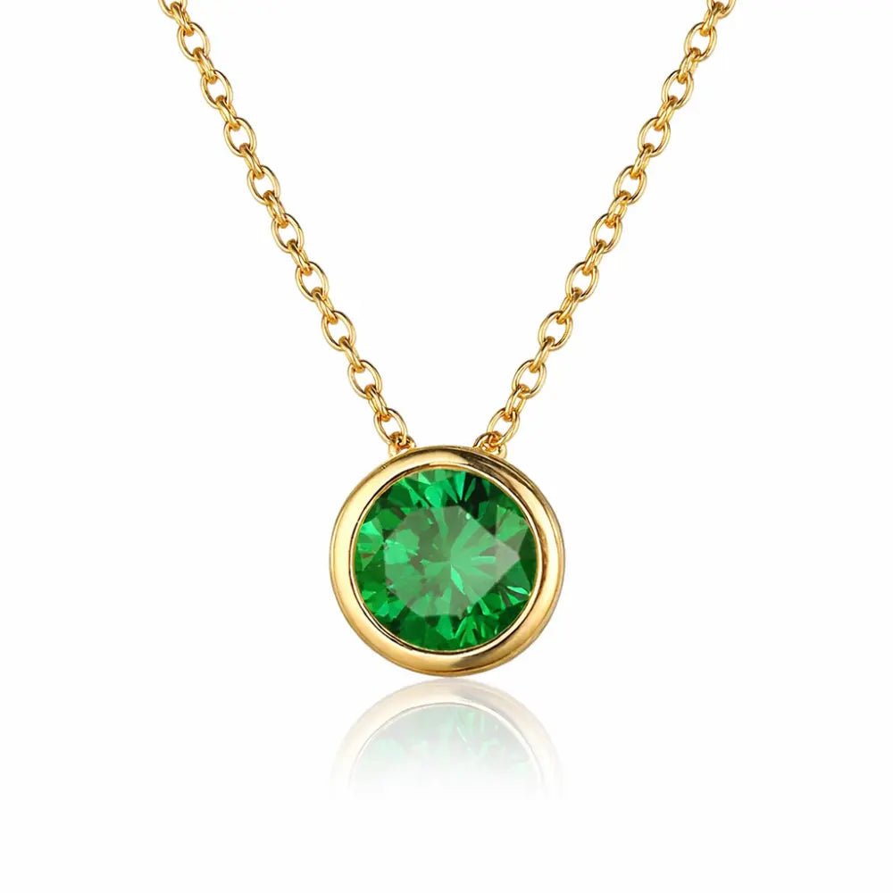 Eliana Birthstone Necklace - CLAYCALI