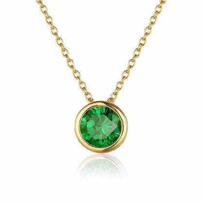 Eliana Birthstone Necklace - CLAYCALI